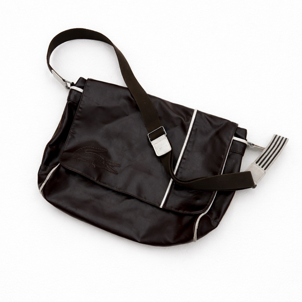 🐊Lacoste - Vintage Brown Messenger Bag